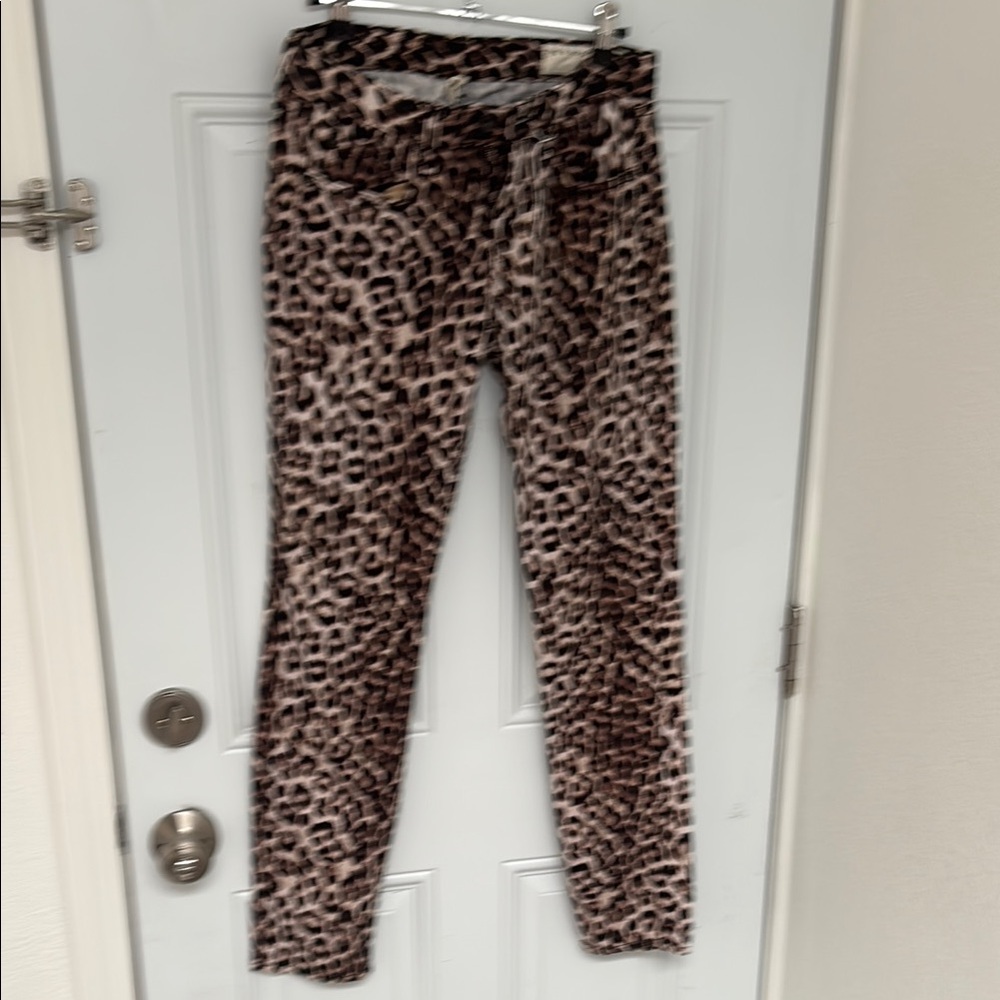 Rag & Bone Leopard Print Boyfriend Jeans